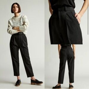 Everlane tencel Draper taper pants 14